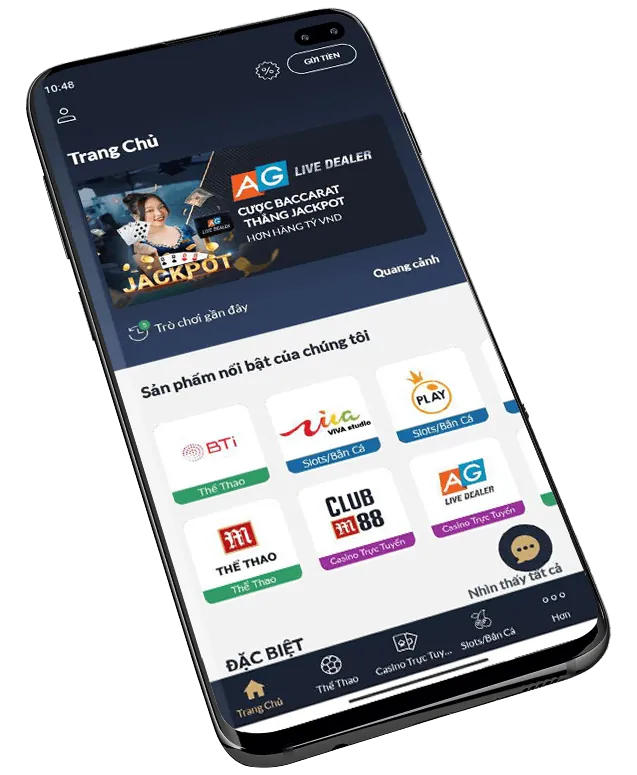 Giao diện thuận tiện của ứng dụng ex88 chính thức